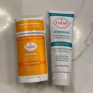 COPY - Lume deodorant bundle new. Never used